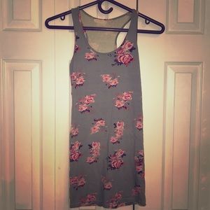 Tight Summer Dress with Floral Print